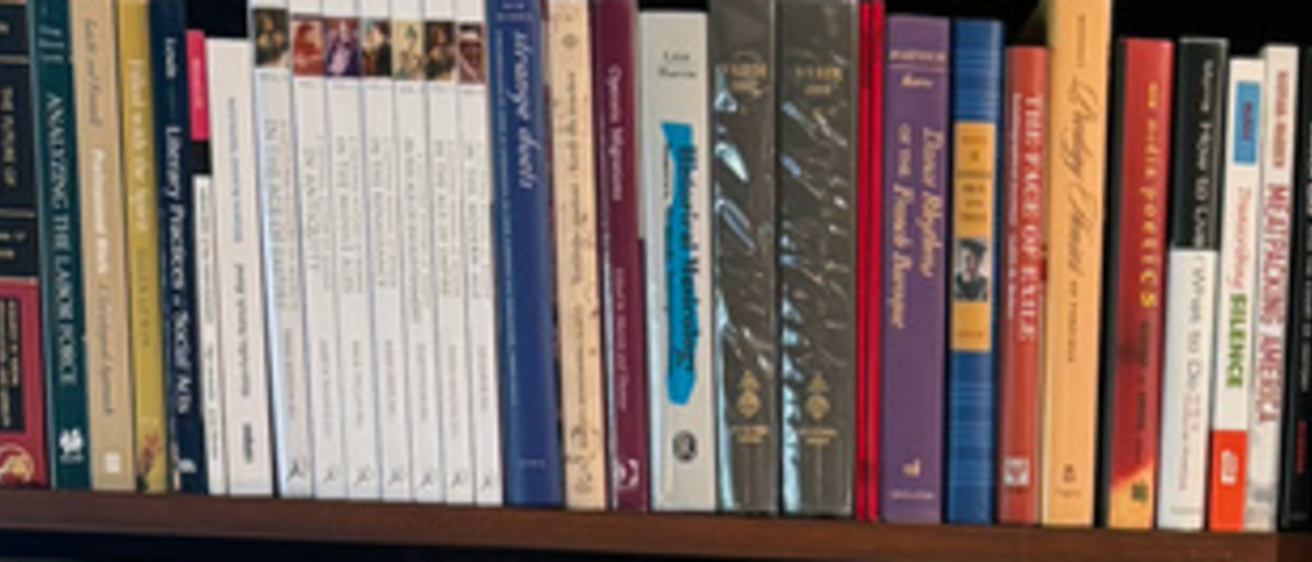 Books in a library