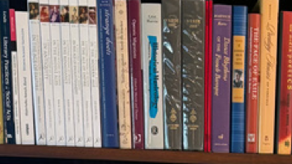 Books in a library