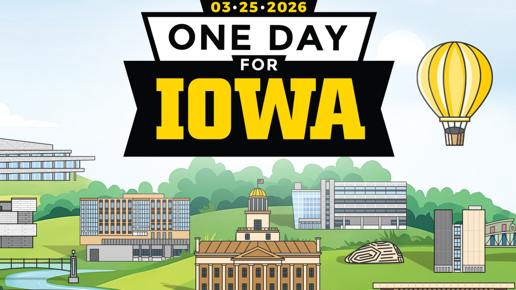 One Day for Iowa | The University of Iowa's Annual Giving Day promotional image